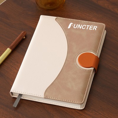 PU Magnetic Closure Buckle A5 Lined Journal 200 pages Notebooks